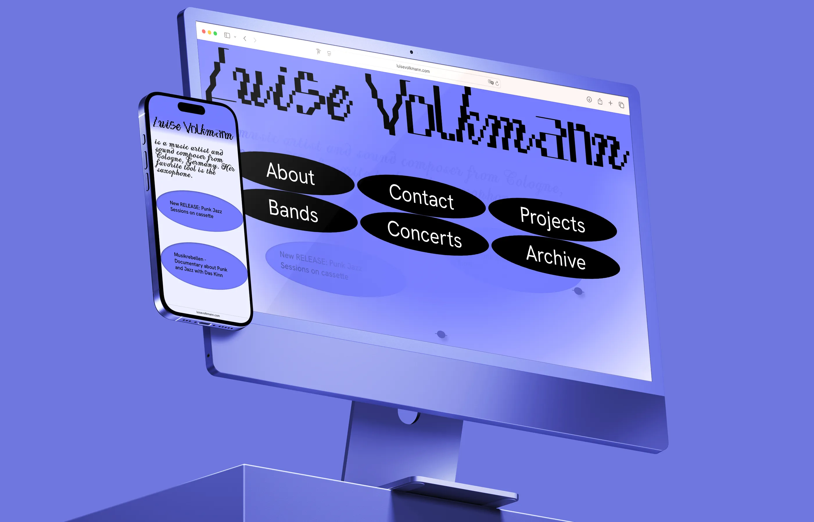 Redesign Website Luisa Volkmann, Corporate Design, WordPress-Template, Full-Service Konfiguration